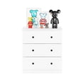 thumbnail image 5 of Furinno Tidur Simple Design 3-Drawer Dresser, Solid White, 5 of 6