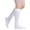 White, variant on EvoNation Men & Women Knee High 20-30 mmHg Graduated Compression Cotton Socks – Firm Pressure Compression Garment