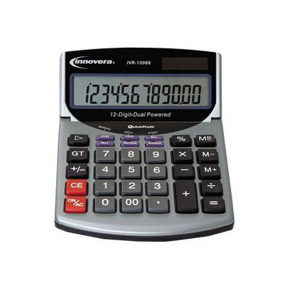 Innovera 12-Digit Profit Analyzer Calculator ,CALCULATOR,DSKTP,LG DSPLY