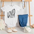 thumbnail image 4 of Loved John 4:9 Christian Arrow Bodysuit Jumper Girls Infant Baby Brisco Brands 18M, 4 of 6