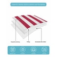 thumbnail image 5 of Quilts Twin XL Size, 4th of July Soft Comforter Bedding Set for Bed, Red White Stripes Star Blue Independence Day Lightweight Quilted Bedspread with Pillow Cover(2 Pieces) for All Season, 68x98 Inch, 5 of 6