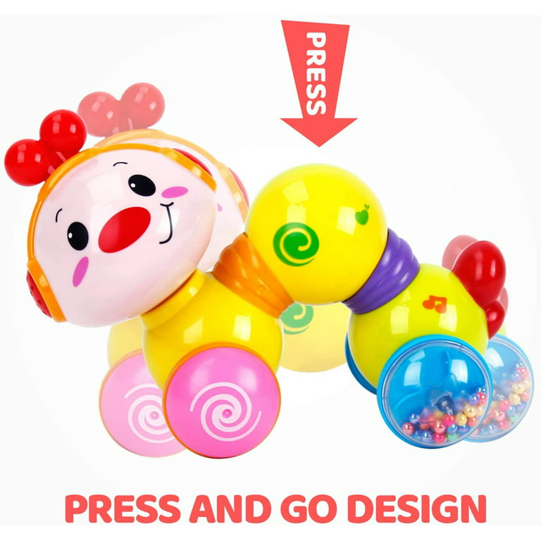 Baby Toys 6 to 12 Months Crawling Baby Musical Toys, Press and Go
