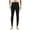 Black, variant on FAWUUDO Men's Thermal Compression Pants Fleece Lined Sports Tights Athletic Leggings Base Layer Bottoms Cold Weather Gear