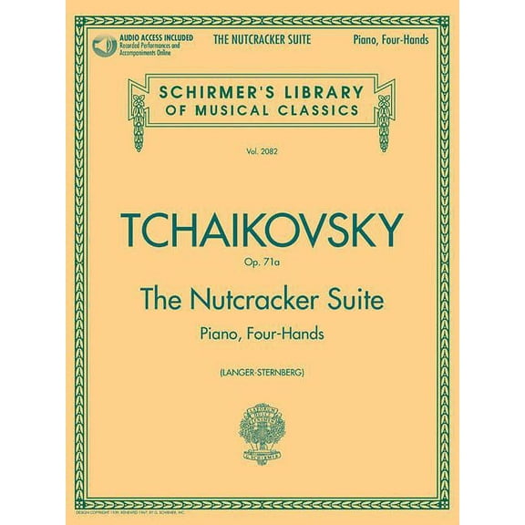 Schirmer's Library of Musical Classics: Tchaikovsky - The Nutcracker Suite, Op. 71a - Piano Duet Play-Along (Book/Online Audio) (Other)