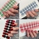 thumbnail image 2 of Pegatinas de uñas de gel semicuradas Puntas de uñas semihorneadas de color sólido Uñas con protección UV completa Necesita calcomanías Lámpara de pasta N0R7, 2 of 5