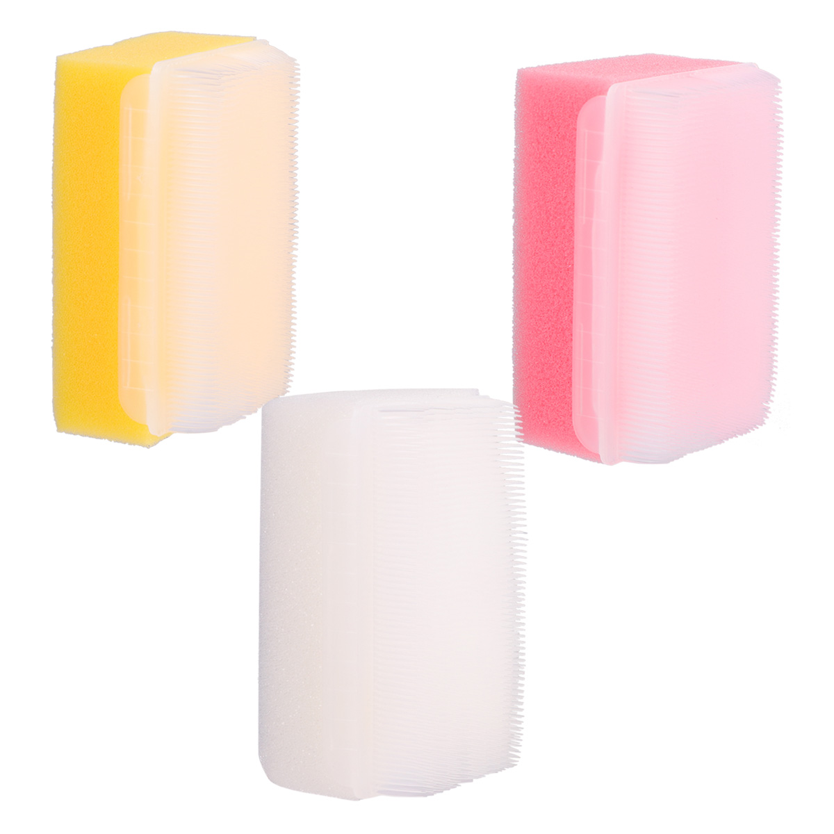 Lot De 6 Brosses D’éponge Pour Bébé - Pour Le Bain, Le Massage Et L’éveil Sensoriel - Couleurs Vives, Douces Et Lavables
