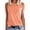 Coffee, variant on PLHWHYQ Women's Sleeveless Tank Top, Loose Fit Round Neck Side Slit Blouse, 100% Polyester Slub Linen Summer Vest, Casual Solid Color Basic Tops for Women Coffee S