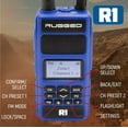 thumbnail image 4 of Rugged Radios HAM Radio R1 Handheld; 1024 Channels And 250 Zone Capacity; 7.4 Volt DC; 5 Watt/1 Watt; LED Display; With Rechargeable Battery/USB Charging Cable/Power Adapter/Belt Clip/Antenna, 4 of 7