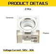 thumbnail image 2 of Uxcell Terminal Fuse Battery Fuse with Waterproof Cover for Automotive Marine Charging 30 A, 2 of 6
