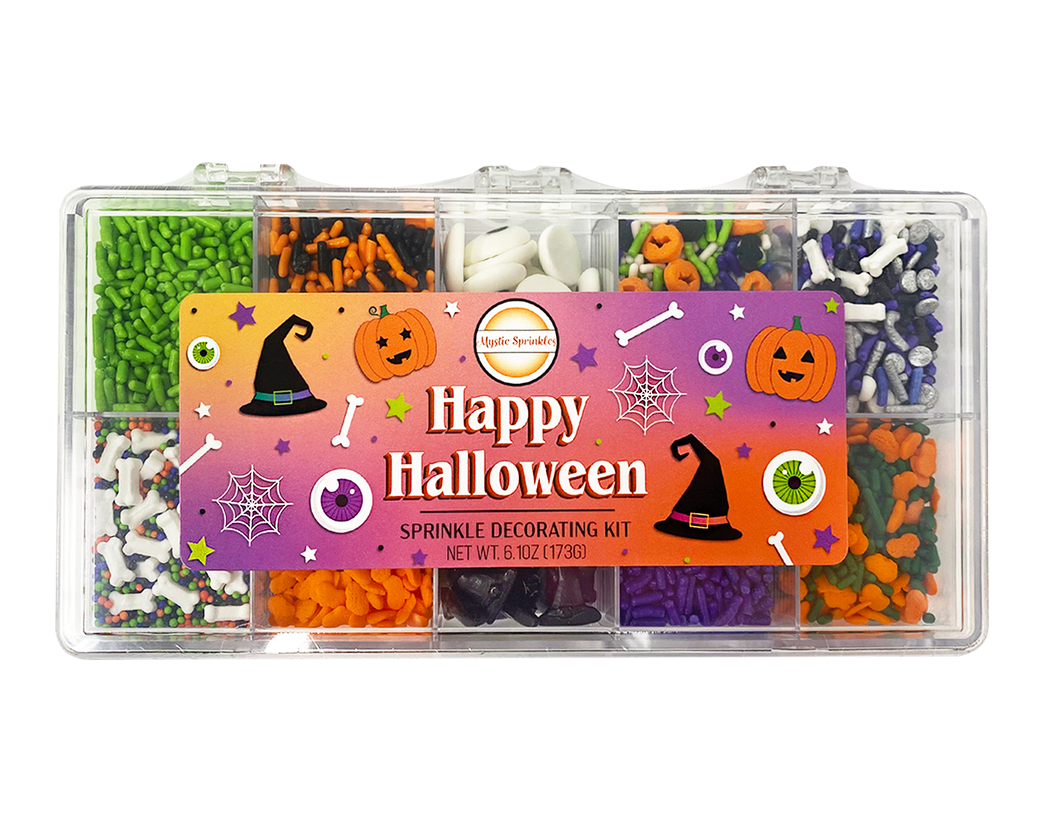 Mystic Sprinkles Happy Halloween Decorating Kit 6.1 oz