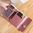 thumbnail image 1 of Monedero pequeño BLESIY de mujer Rosa oscuro con bolsillo para dinero, 1 of 8