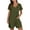 Army Green2, variant on Short Sleeve Rompers for Women Loose Stretch Shorts Bodysuit Summer Casual Dressy T-Shirt Overalls