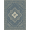 Grey Blue Cream, Pattern 1, variant on Design&I 8'x10' Washable Area Rug Extra Large Skid-Resistant Low Profile Border Faded Field Symmetrical Layout Shaggy Grey Plush for Living Room, Family