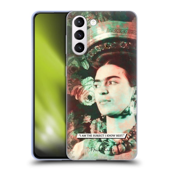 Head Case Designs Officially Licensed Frida Kahlo Portraits And Quotes Muse Soft Gel Case Compatible with Samsung Galaxy S21+ 5G