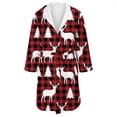 thumbnail image 4 of Peignoirs pour Femmes Peignoir Long Chaud Tendance à Manches Longues d'Hiver Pyjama Robe de Nuit, 4 of 5