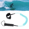 thumbnail image 1 of 360 Degree Rotation Ankle Strap, 7mm Surfing Coil Leash for Surfing and Paddleboarding, 1 of 7