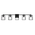 thumbnail image 4 of 12141FB5 Craftmade Lighting Dunn - 5 Light Bath Vanity In Transitional Style-7.88 Inches Tall and 40.88 Inche Wide-Flat Black Finish, 4 of 6