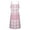 Pink, variant on Hilingoto Halter apron, Women's Apron Check Chef Apron Plaid Apron Neckline And Belted Apron Cooking Aprons For Women Men Christmas clearance