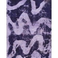 thumbnail image 1 of Ahgly Company Machine Washable Indoor Rectangle Abstract Bright Lilac Purple Area Rugs, 2' x 5', 1 of 7