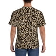thumbnail image 3 of Bixox Men's Leopard Print-1 Printed Short Sleeve Skinny Athletic T-Shirt, 3 of 6