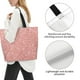 thumbnail image 3 of Balery Rose Gold Pink Glitter Bolsa Tote Estilo Estético con Cremalleras, Bolsa de Hombro, Bolsa de Compras Grande y Plegable, 3 of 8