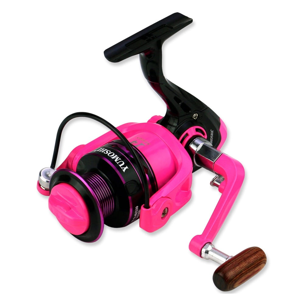 Pink Spinning Fishing Reel 2000-7000 Fishing Reel Saltwater Aluminum Alloy Spool Fishing Summer Gear