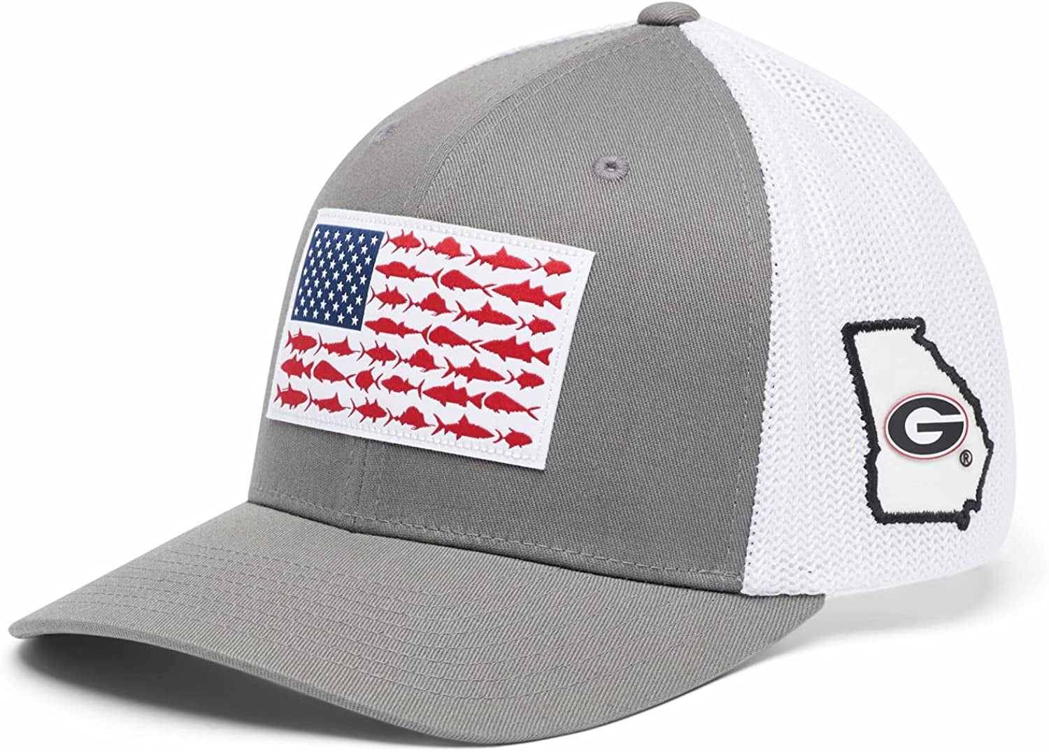 Columbia PFG Mesh Fish Flag Ball Cap 