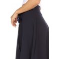 thumbnail image 6 of Women's Elegant High Waist A-Line Midi Skirt with Bow Tie Detail, 6 of 7