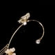 thumbnail image 3 of Clip de oreja Qarigey para mujer reemplazo de insectos y flores diamantes de imitación, 3 of 6