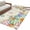 Beige Pink, variant on Area Rug for Living Room, Gray Easter Bunny Non-Slip Indoor Large Carpet for Bedroom/Dining Room, Spring Easter Eggs Floral Wooden Washable Low-Profile Rectangle Floor Runner Rugs - 5 x 7 Ft