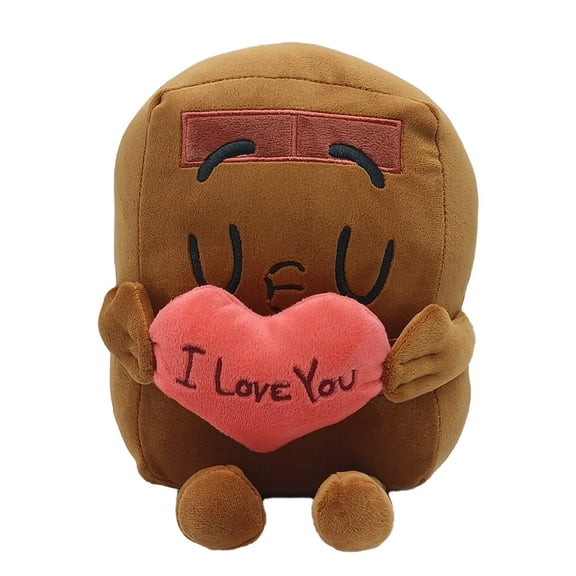 Pancake and Choco Plush Pillow, 7 Inch Cute Chocolate and Pancake in Love Plushies Toy, Soft Stuffed Animal Pillow Gift for Fans,Christmas Home Decorative