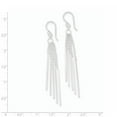 thumbnail image 2 of 925 Sterling Silver Rhodium-plated Five Chains & Bars Earrings, 2 of 2