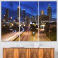 thumbnail image 1 of Design Art - Atlanta Skyline Twilight Blue Hour, 1 of 1