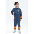 thumbnail image 2 of Overall Hot Wheels para niños pequeños French Terry Racing Grey 4T, 2 of 7