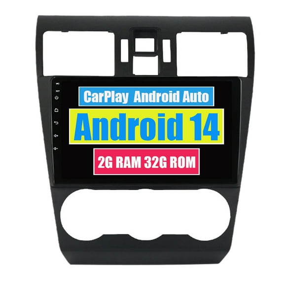 RoverOne Car Stereo CarPlay Android Auto for Subaru Forester 4 SJ 2012 - 2015 GPS Navigation Bluetooth DSP Multimedia Video Player