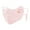 Pink, variant on Adjustable Kids Winter Face Mask with Breathable Design Cold Weather Windproof For Outdoor Activity Childrens Ages 3-10