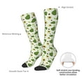 thumbnail image 6 of Haiem Green Avocado Socks, Funny Novelty Crazy Design Cotton Socks Sports Socks Knee High Socks For Men, Women,1Pairs - Gift For Working Friends, 6 of 8