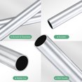 thumbnail image 2 of Tubo redondo de aluminio 6063 de 400 mm, 13 mm ID 15 mm OD, tubería de aluminio sin costura para construcción / mecanizado / manualidades DIY [0.51x0.59x15.75IN], 2 of 7