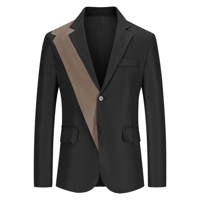 Costume Décontracté pour Homme, Couleur Unie, Haute Qualité, à Simple Boutonnage, Style Anglais