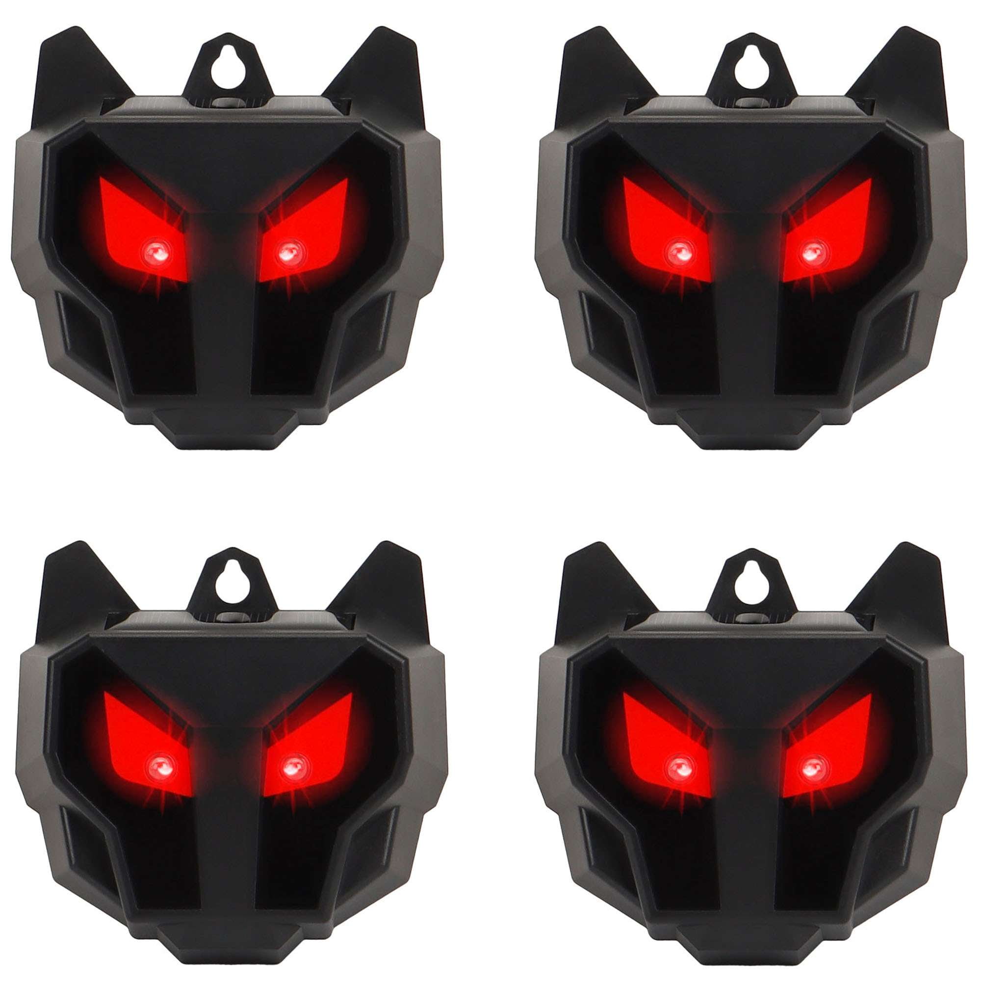 Deago Solar Animal Repeller 4 Pack, Waterproof Predator Deterrent with