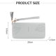 thumbnail image 3 of 1 Uds. Cartera de mano de hoja para mujer, bolso de muñeca largo, bolso de teléfono de gran capacidad multifuncional con cremallera para mujer MFZFUKR BST3053852-4, 3 of 5