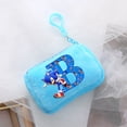 thumbnail image 5 of Monedero pequeño de peluche de Sonics Boys, bolso de lona con letras, estuche para llaves, bolso de mano con dibujos animados de anime, regalos de cumpleaños para niños, 5 of 5