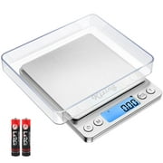 Digital Kitchen Food Scale 500g x 0.1g Jewelry Gold Silver Coin Gram Size Shipper