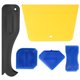 thumbnail image 2 of Raspador de sellador de lechada, 5 piezas/juego, esparcidor de sellador de plástico, esparcidor de sellador, removedor de sellador de silicona, ingeniería de precisión, 2 of 8