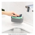 thumbnail image 4 of Dispensador OU para Detergente con Porta Esponja 550ml Gris, 4 of 4