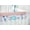 Floral, variant on Malarkey Kids Pink Silicone Rail Guard for teething babies – Soft Teething Edge Cover for Furniture – Chomper Design – BPA Free - Fits most beds