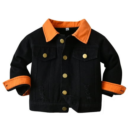 

Sweet Kid Girls Coat Jackets Toddler Boys Girls Windproof Denim Coat Jacket Kids Warm Outerwear Jacket