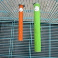 thumbnail image 5 of Walbest 3Pcs Wood Stand Paw Grinding Stick Toy Colorful Pet Bird Cage Stand Rod for Bird Parrot Budgies Parakeet Cockatiels Cage Accessories (Random Color 5.5"), 5 of 7