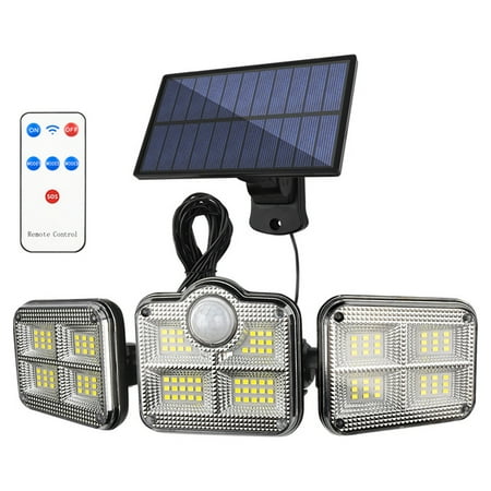 

IXTIX Solar Flood Light with 122 LEDs Motion Sensor Security Light IP65 Waterproof Door Light with 2400mAh Battery Solar Fence Light