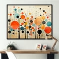 thumbnail image 1 of Designart art Mural Encadré Mi-Siècle, Vert Beige Rétro Moderne, art Mural Abstrait Mi-Siècle Grand Cadre, art Mural Encadré Vert Mi-Siècle Moderne Noir, Cadre Noir, 1 of 5